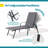 Reclining Aluminum Outdoor Chaise Lounge-1749437944