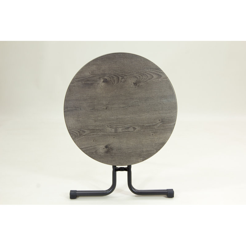 Klappbarer Esstisch Spelman aus Stahl, Timber
