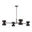 Sean Lavin Shanti 4-light extra large chandelier in natural brass finish-1889791936