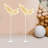2Pcs Elegant Wedding Decoration Butterfly Floor Lamp LED Ambient Light Gold Gauze Warm Light-456728021