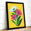 Three Blooms Botanical - Framed Print-717203322-717203321