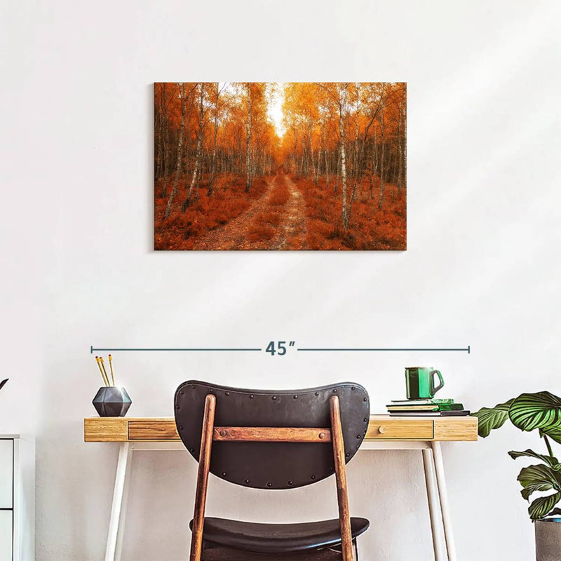 Forêt de bouleaux dorée Alvord, H 20 po x l 30 po