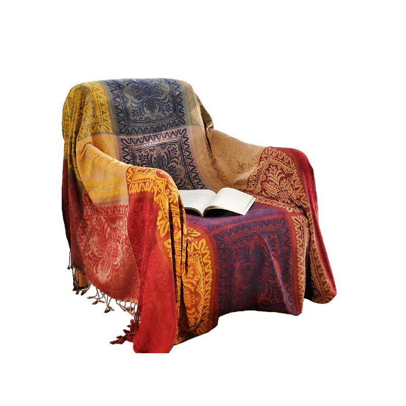 Chenille Box Cushion Sofa Slipcover