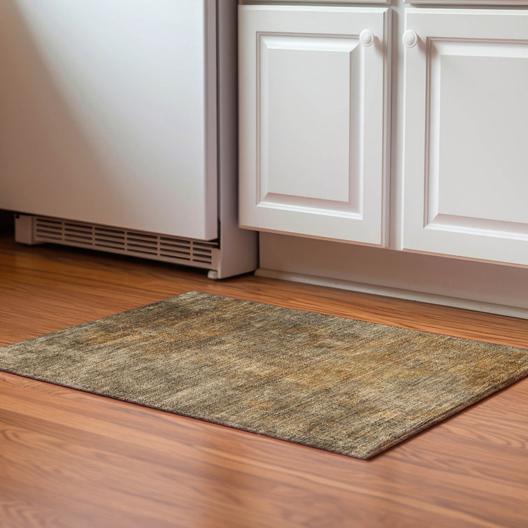 Premium Machine Washable Cerrito AMF593 Brown Rug