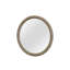 Miroir rond English Oak