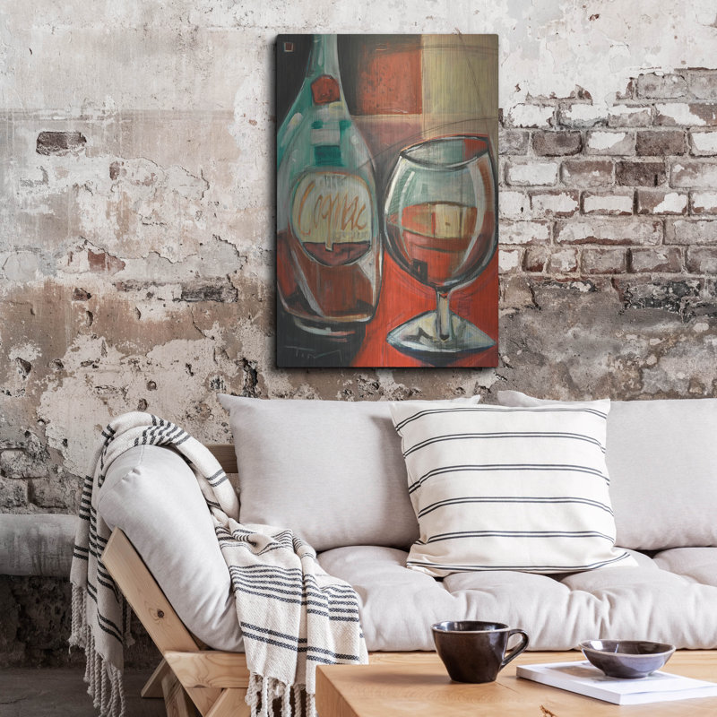 «Cognac» par Tim Nyberg, art mural en métal, 24 po x 36 po, H 36 po x l 24 po