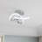 Modern 6000K LED Flush Mount Light Nickel Metal, Dimmable, ETL Certified, 18W Ceiling Fixture
