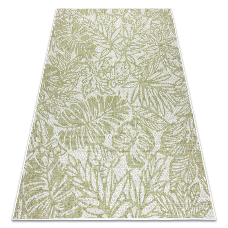 Alleria Floral Flatweave Area Rug, Rectangular 80 x 150cm