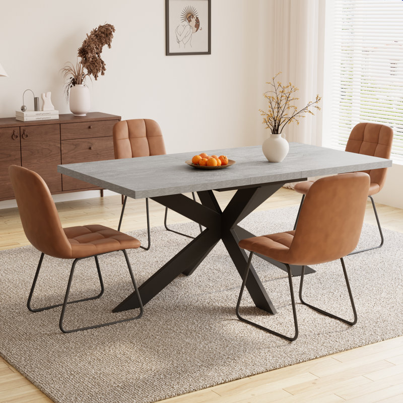 4 - Person Extendable Dining Set, Brown