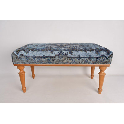Cotton Upholstered Bench