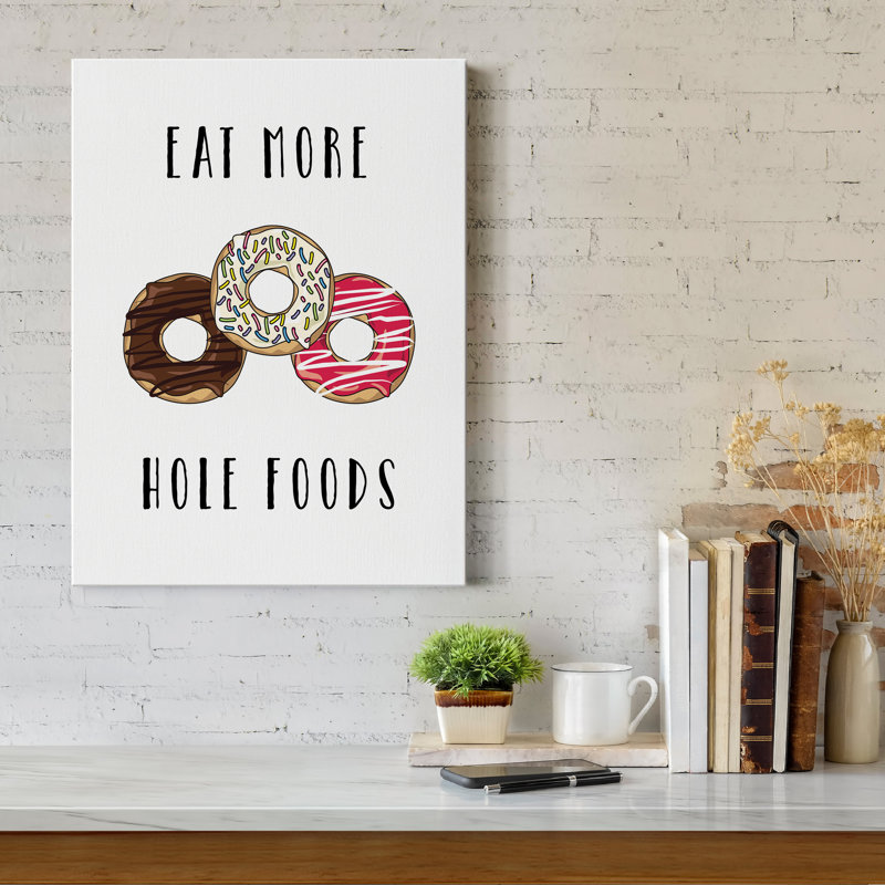 " Hole Foods ", 36" H  x 24" W x 1" D