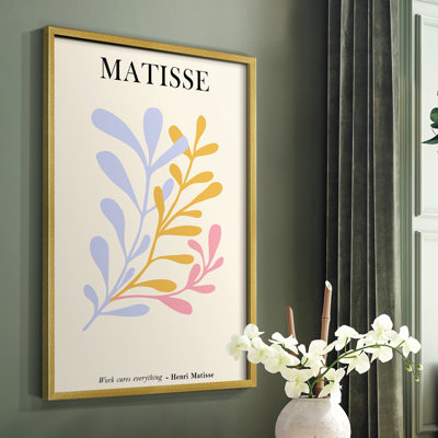 Matisse CDLxxxi, reproduction encadrée - bois massif