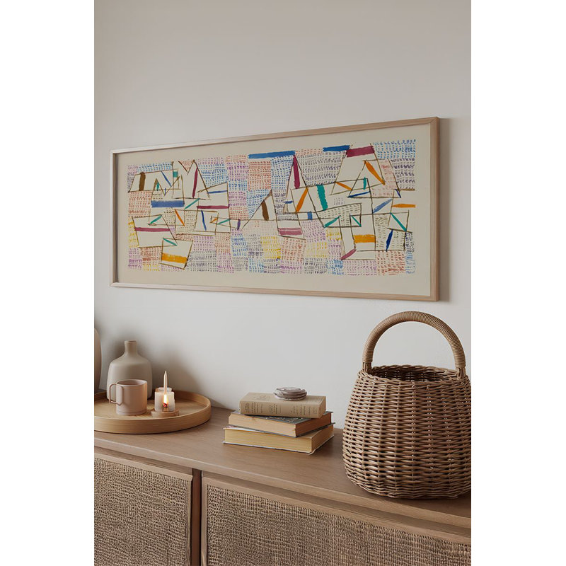 Peinture décorative encadrée