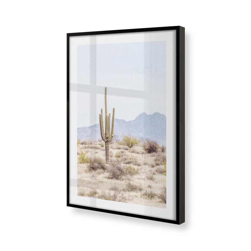 Impression de beauté Barren, H 11 po x l 9 po x P 1,25 po, Cadre noir satiné
