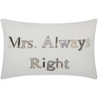  «Mme. Coussin en coton «Always Right»