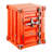 Jearldean Industrial Iron Retro Style Container Side Table With Lock-1887397573