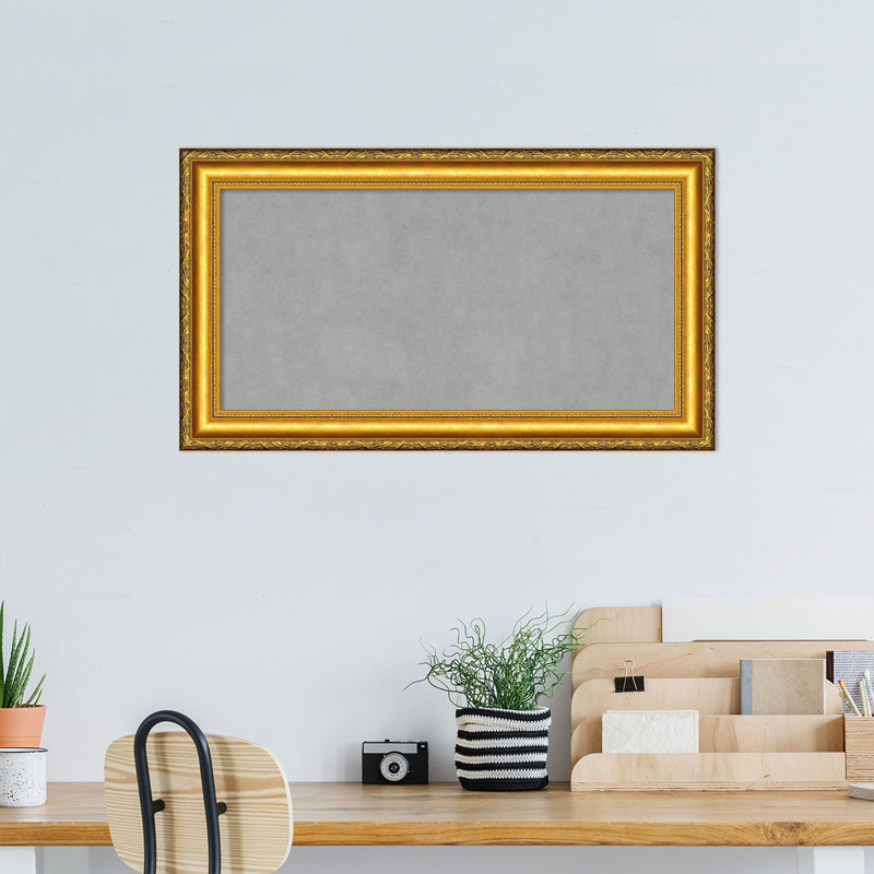 Tableau magnétique encadré doré Colonial, 16" H x 28" W