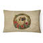 Pekingese Christmas Flowers Throw Pillow-92587932-92587933-124436831