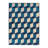 Hendriex Geometric Blue/Turquoise/Ivory Indoor&Outdoor Area Rug-1254042231