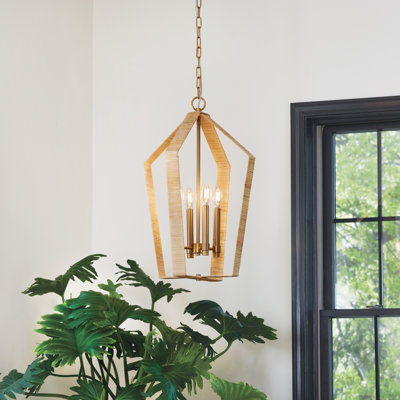 Luminaire suspendu avec chandelle 25,5 po Sammi