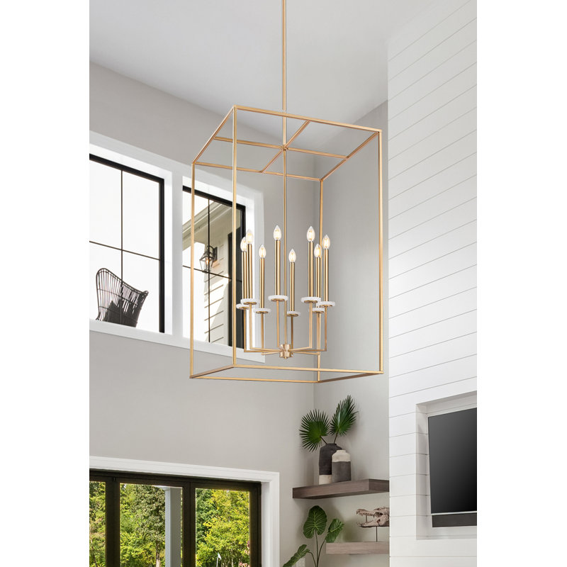 Gaultier 
Lustre 8 lumières Mordern Gold, Mordern Gold