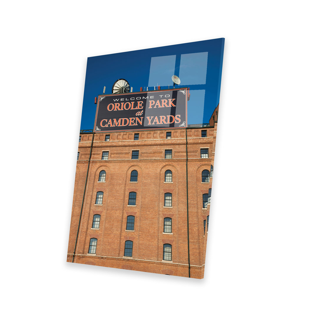 " Low Angle View Of A Baseball Park 2, Oriole Park At Camden Yards, Baltimore, Maryland, USA " by Panoramic Images East Urban Home Mat 