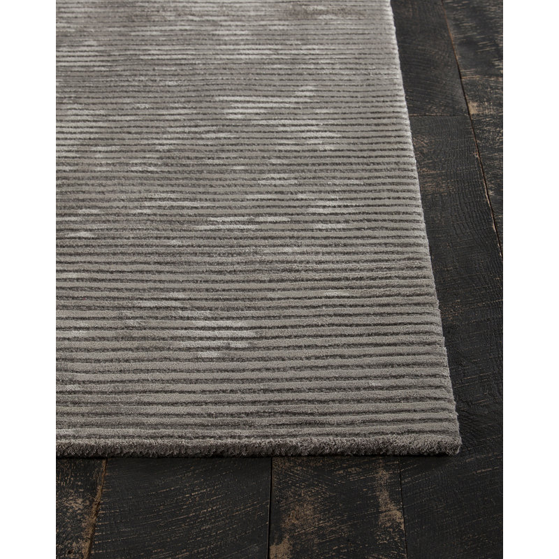 Tapis taupe touffeté à la main Angelo, Rectangle 7 pi 9 po x 10 pi 6 po