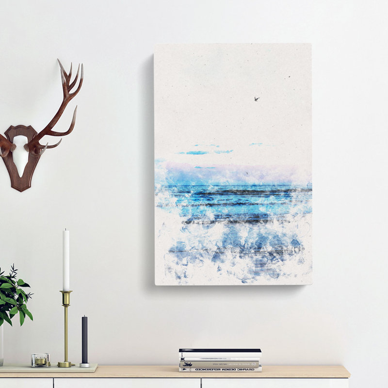 Seagulls Flying High - Wrapped Canvas, 60cm H x 40cm W x 3cm D