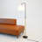 Arc Floor Lamp With Cylinder Shade