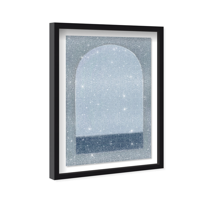 Minimal Ocean Window Print by Oliver Gal, 21.5"H x 31.5"W, Black Shadowbox