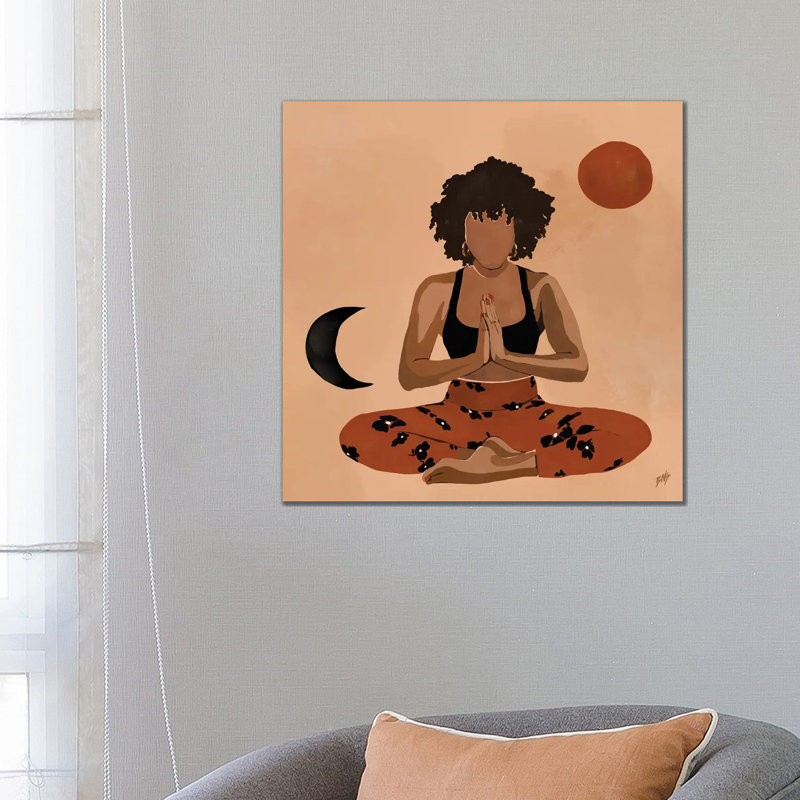 « Harmony » par Bria Nicole-impression d’art graphique, Pas de tapis, H 37 po x l 37 po x P 1,5 po, Toile tendue