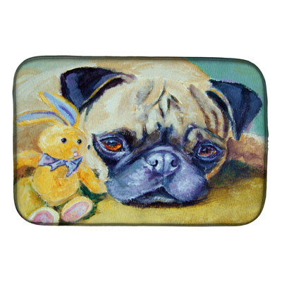 Tapis de séchage lapin carlin lapin