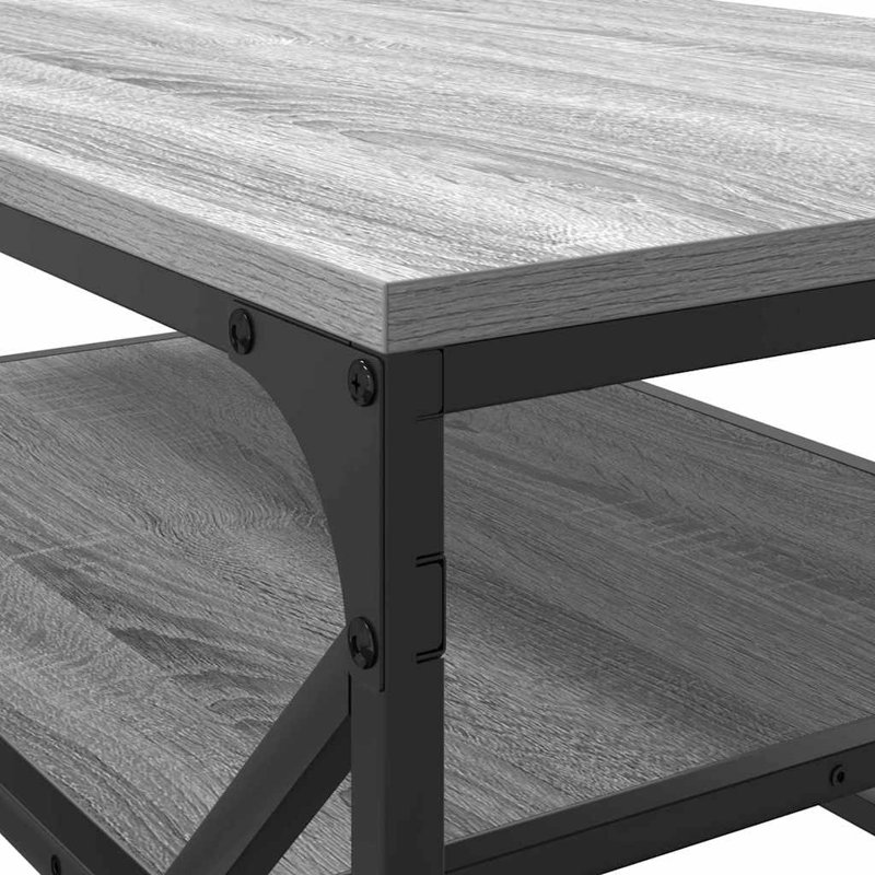Coffee Table with Storage, Grey