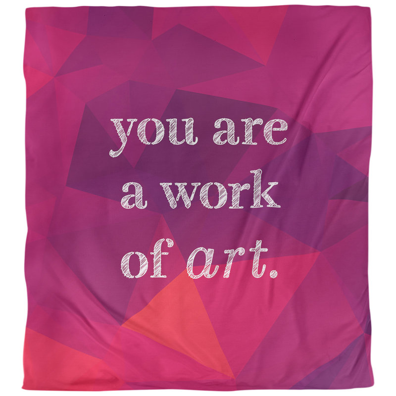 Housse de couette à la fois work of art quot, Housse de couette pour grand lit, Rubellite