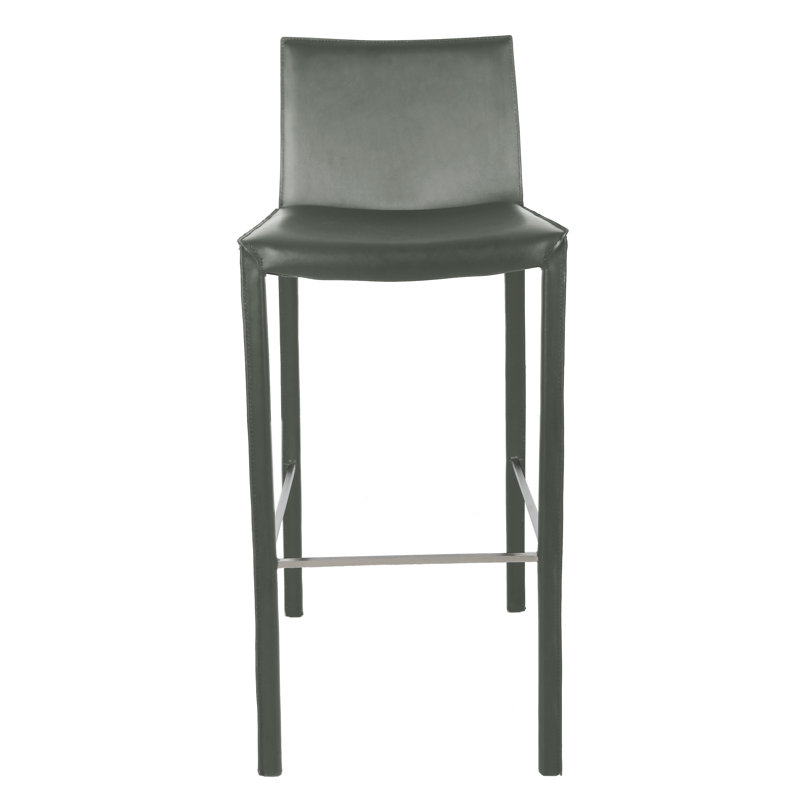 Tabouret de bar et de comptoir Clegg, Gris, Tabouret de comptoir (assise de 26 po de hauteur)