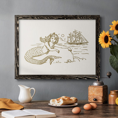 Sunning Mermaid I - reproduction de photo sur toile