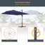 Parasol carré en porte-à-faux 10 x 10 pi Ansel-219843721-219843720