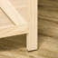 Cloison d'intimité pour bureau à domicile - affichage naturel en bois de 4,7 pi de hauteur pour utilisation
