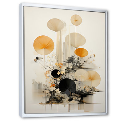 " Asian Art Seashell Sumi X "