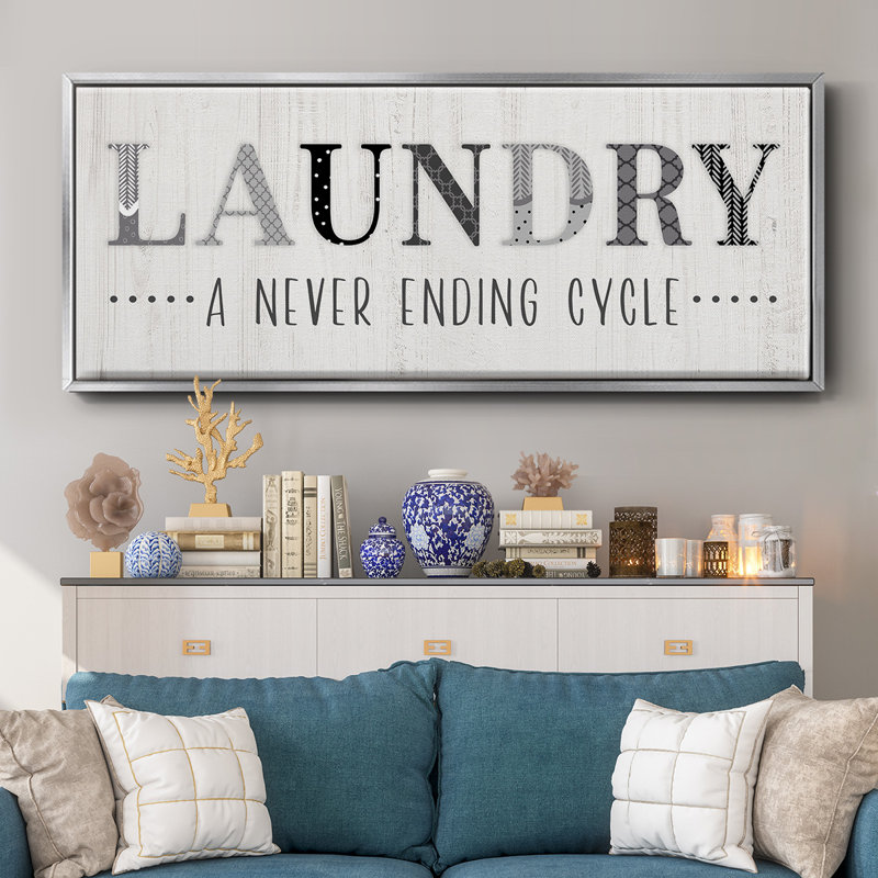 «Never Ending» - Toile encadrée, H 24 po x l 60 po