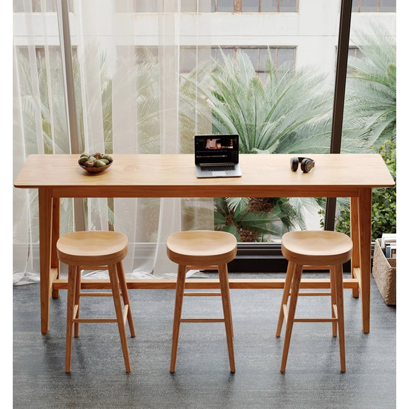 Table de bar Nordic Minimalist, H 41,34 po x L 62,99 po x l 15,75 po
