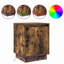 Bedside Cabinet With 2 Pcs 39 X 34.5 X 50 Cm-1400603455