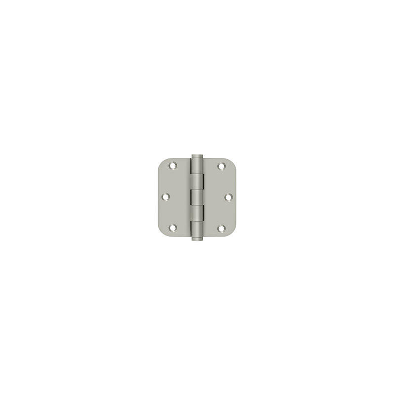 Butt Bearing Hinge, Brushed Nickel
