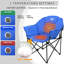 Chaise de camping pliante avec coussin-93658909
