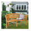 Peanut Teak Garden Bench