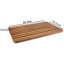 Tapis de douche en teck