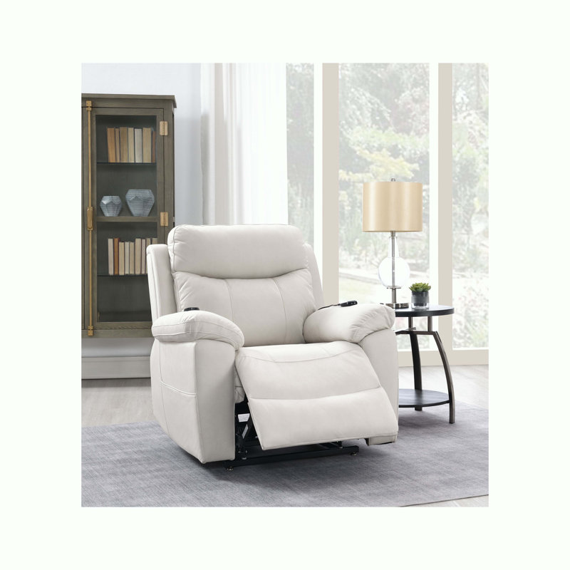 Microfiber Power Motion Recliner with Lift, Heating & Massage