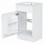 Meuble-lavabo de 18 po avec lavabo, armoire en panneau de fibres à densité moyenne durable, tablettes réglables et porte à fermeture en douceur pour les salles de bain modernes-116452147-116452146