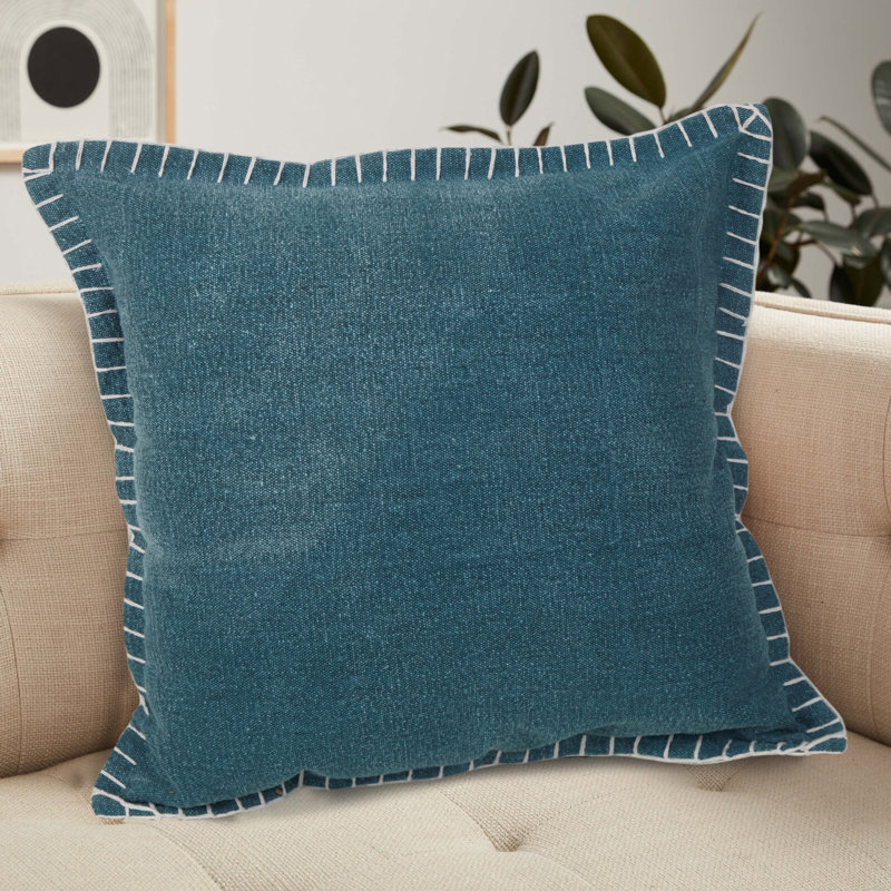 Housse de coussin Madison, Jaune clair, Pillow Insert, 20 po x 20 po