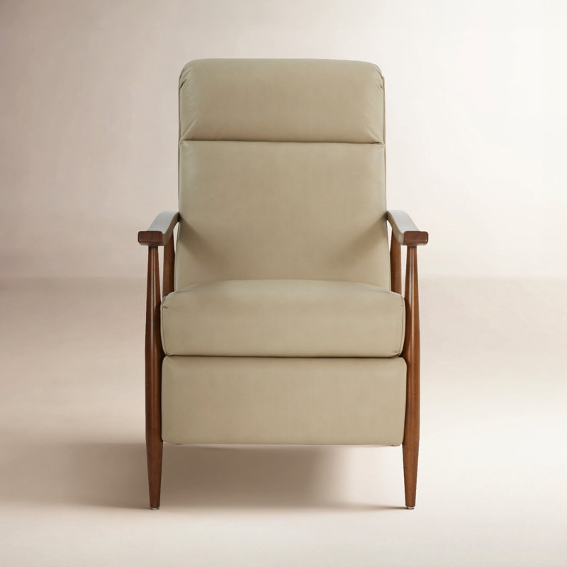Alois Manual Recliner, Shoreham Cream Top Grain Leather